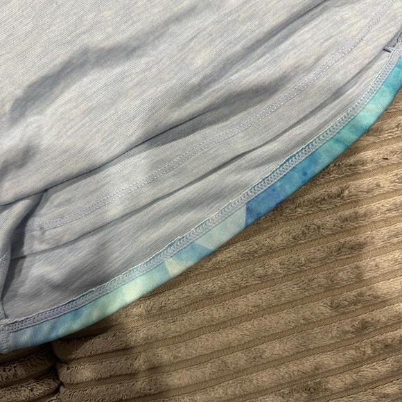 Light Blue Girl’s Athletic Top — 90 Degree by Reflex - Picture 4 of 7